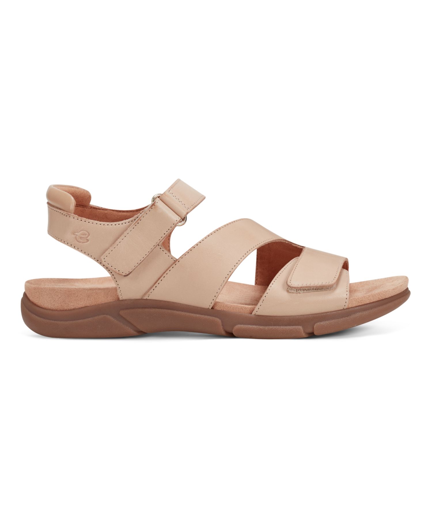 Mavey Strappy Leather Open Toe Flat Sandals