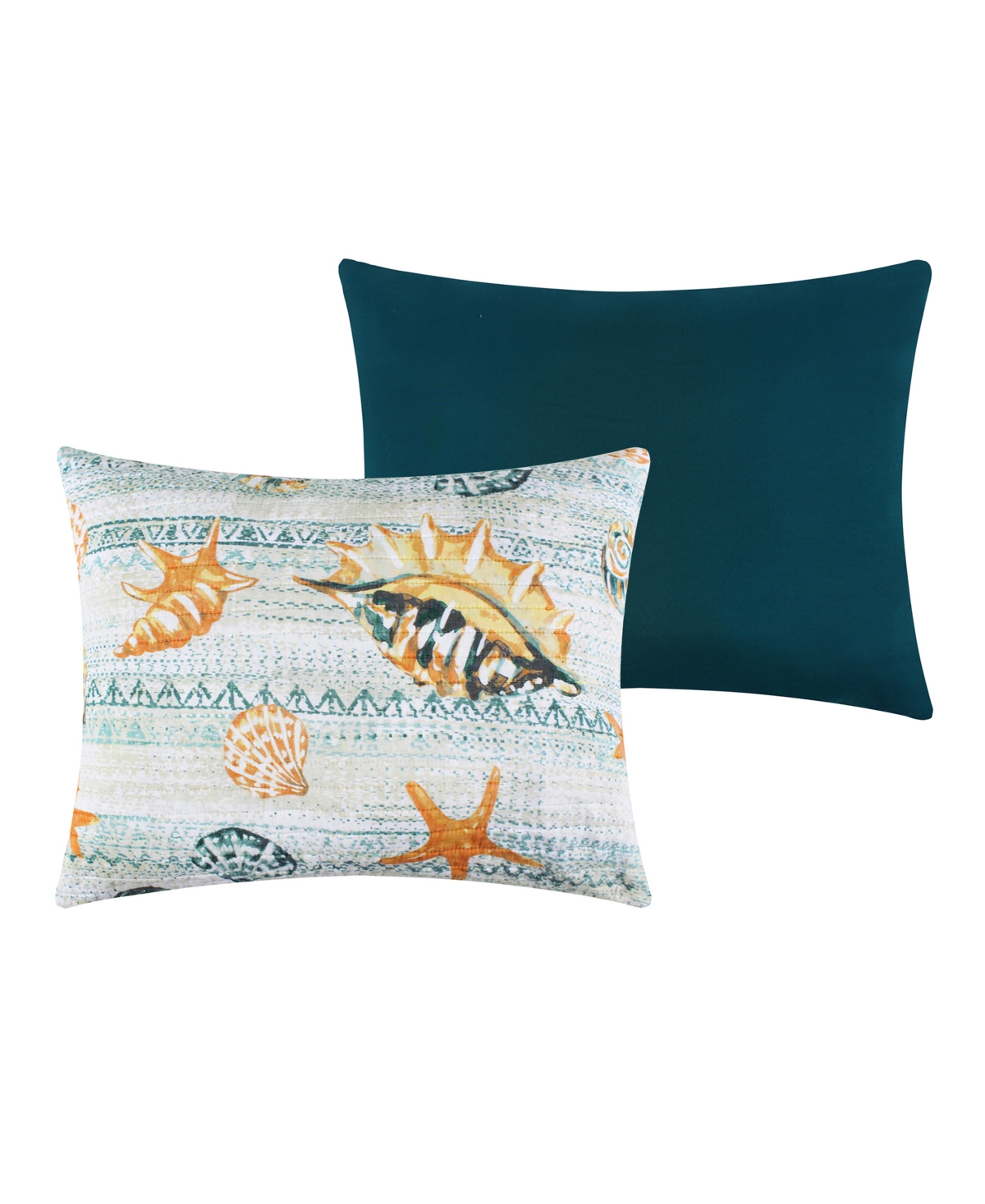 Greenland Home Fashions Kona Coastal Paradise Reversible 3-pc. Quilt Set, Full/queen In Ocean