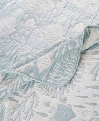 Marina Woven Jacquard Reversible 2-Pc. Coverlet Set, Twin/Twin XL