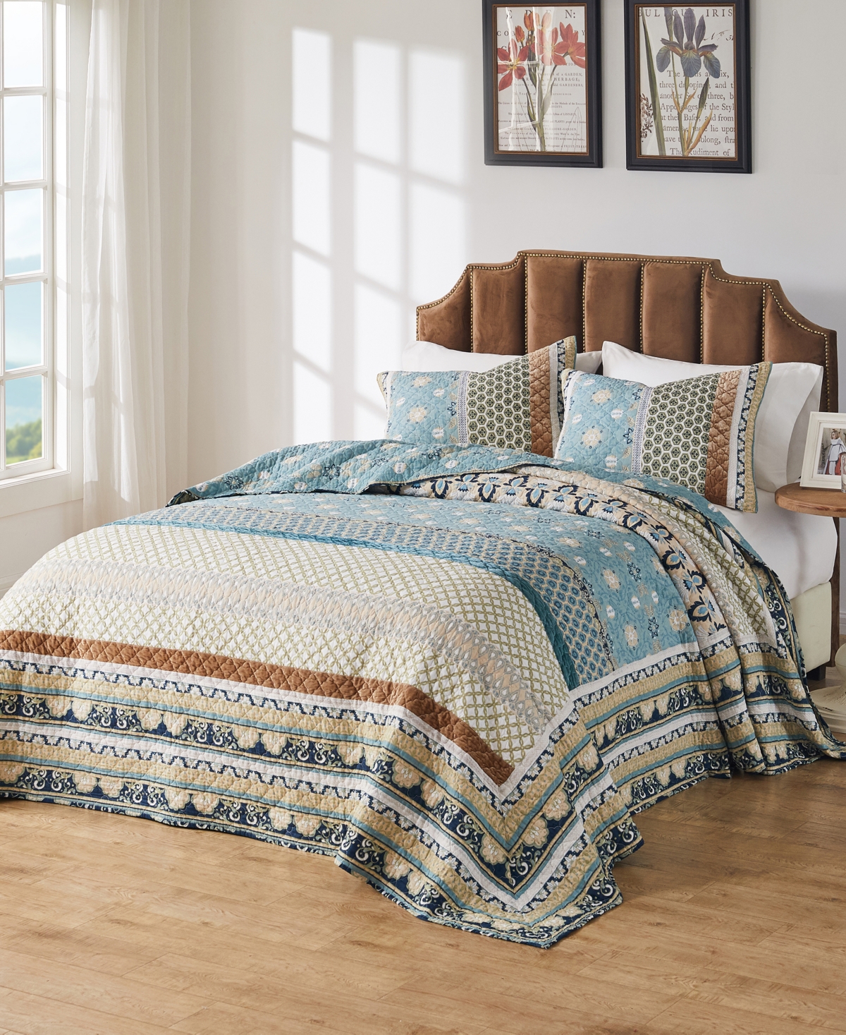 Greenland Home Fashions Thalia 3-Pc. Bedspread Set, King