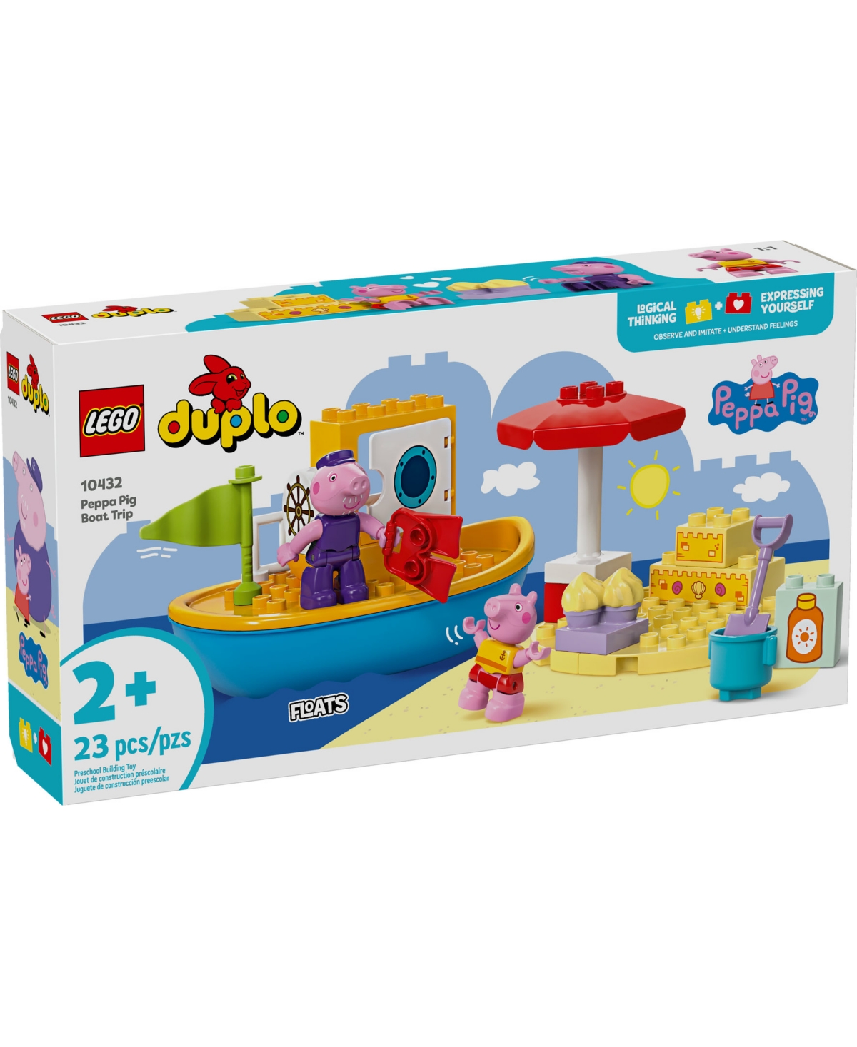 Lego Duplo Peppa Pig Boat Trip Playset 10432 In Multi Color