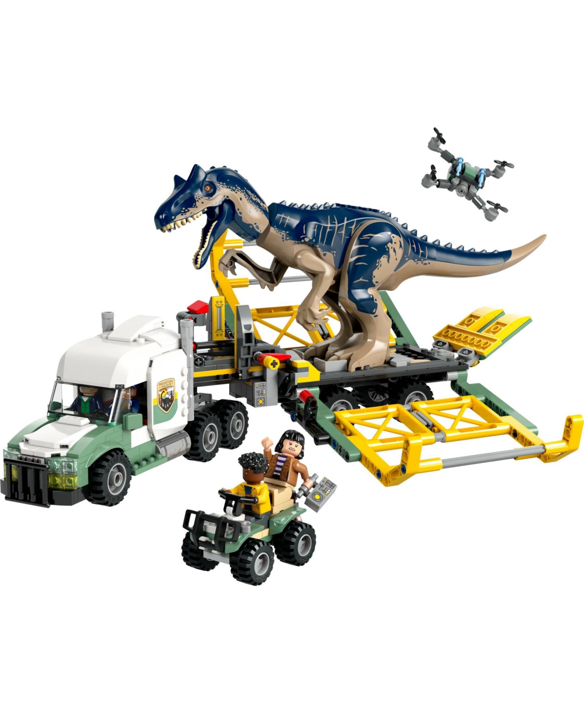 Lego Jurassic World Dinosaur Missions: Allosaurus Transport Truck 76966 In Multi Color