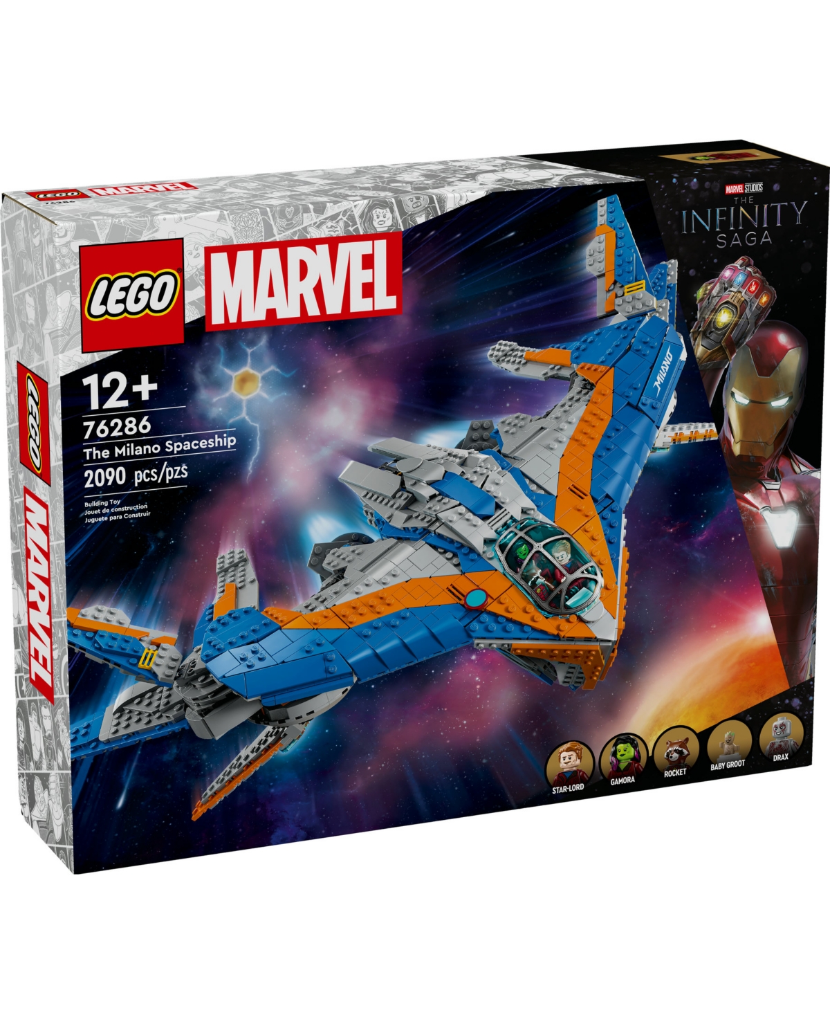 Lego Marvel Guardians Of The Galaxy: The Milano 76286 In Multi Color
