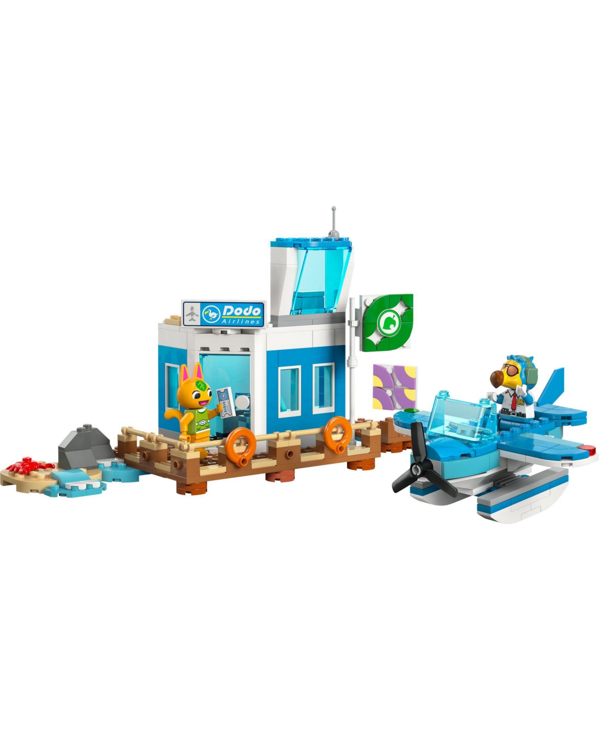 LEGO ANIMAL CROSSING FLY WITH DODO AIRLINES AIRPORT TOY 77051 
