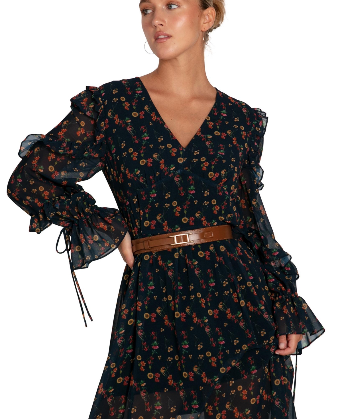 Belle & Bloom Women's Come As You Are Floral Maxi Dress