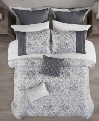 Emilia Jacquard 12-Pc. Comforter Set, Queen