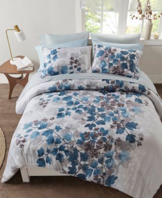 Alexis Botanical Leaf 9-Pc. Comforter Set, Queen