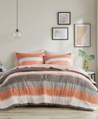Jaxon Wide Stripe 7-Pc. Comforter Set, California King