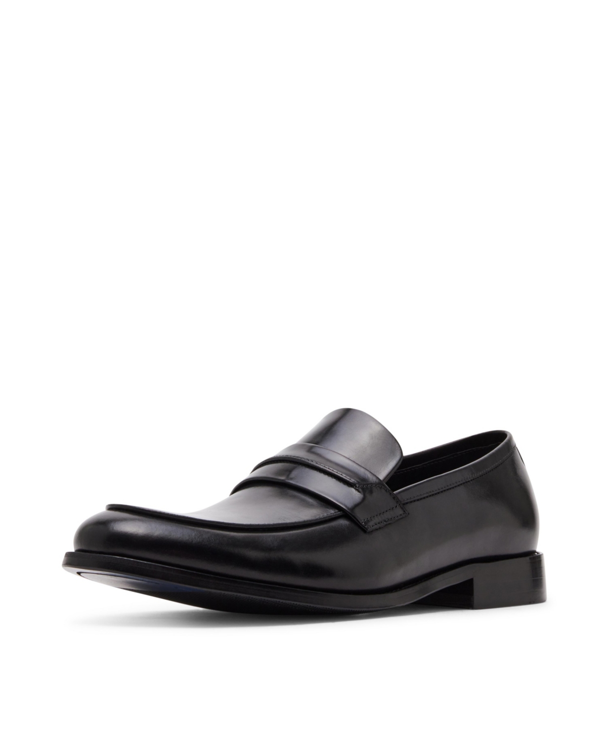 Steve Madden Men's Marvyn Slip-on Loafers In Black Leather