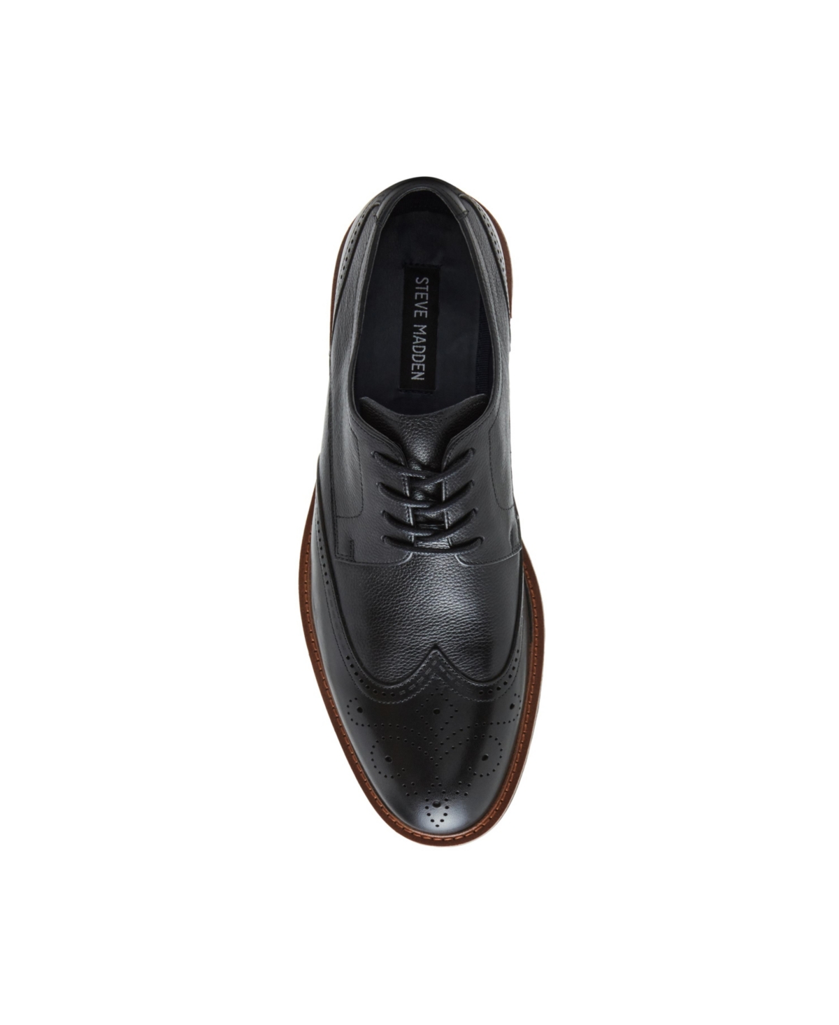 Steve Madden Men's Acari Oxford In Black Leather