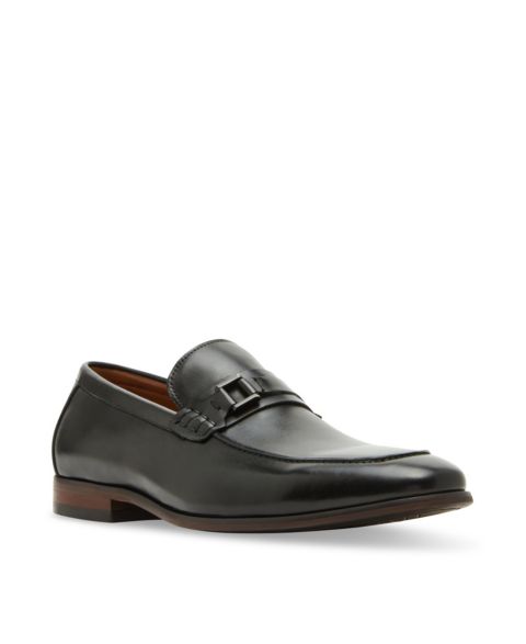 Мужские туфли Steve Madden Adair Slip On Loafer, цвет: Чёрный кожаный