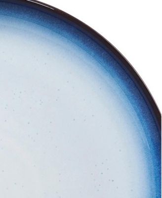 Blue Haze Coupe Plates, Set of 4