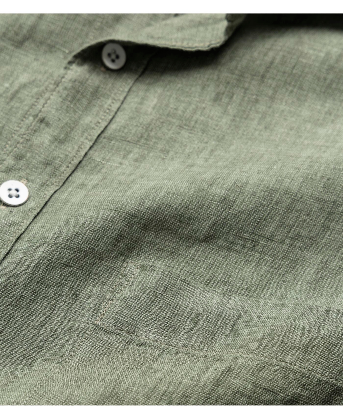 Rodd & Gunn Coromandel Button-up Linen Shirt In Green