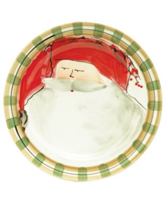 VIETRI - Old St. Nick Dinner Plate