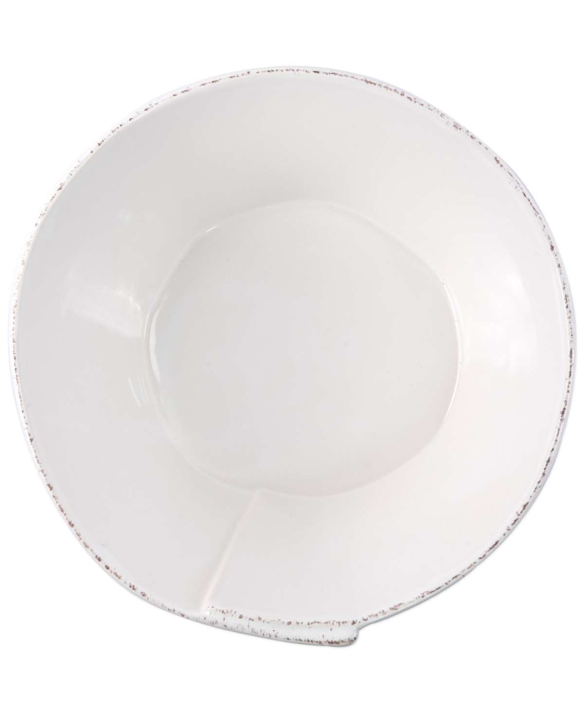 Vietri Lastra Holiday Large Stacking Serving Bowl In Green