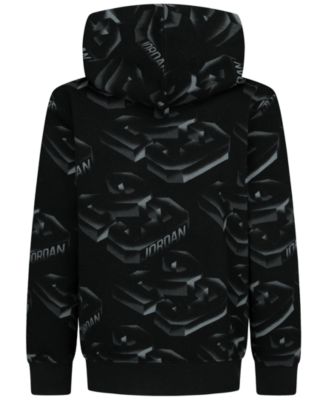 Jordan Big Boys 23 Fadeaway Fleece Hoodie - Macy's