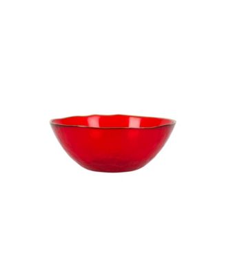 Holiday Glass Berry Bowl