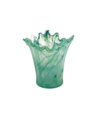 Onda Glass Short Vase