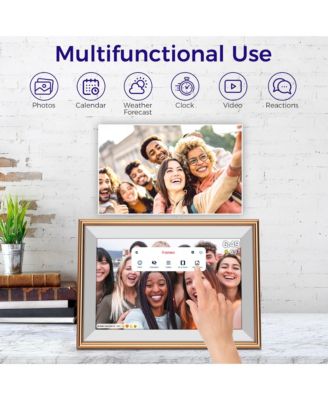 10.1" WiFi Frameo Digital Picture Frame - 32GB Built in Storage