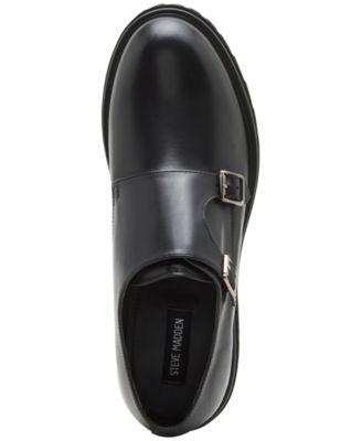 Men's Shaken Double Monk Strap Shoe