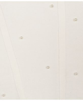 Stella 88 Big Girls Pearl Embellished Faux Corset Sweater