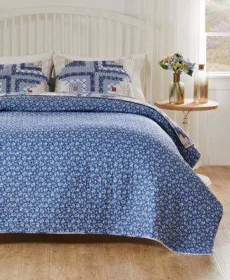 Cottage Cabin Finely Stitched 2-Pc. Quilt Set, Twin/Twin XL