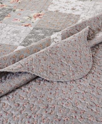 Giulia Floral Print 3-Pc. Bedspread Set, Queen