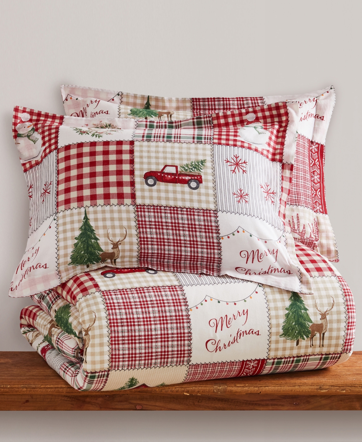 Levtex Home For Christmas Reversible 2-pc. Comforter Set, Twin/twin Xl In Red