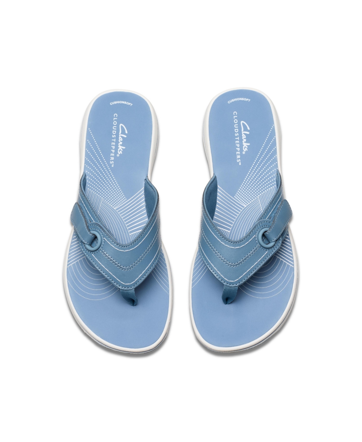 Clarks Breeze Reyna In Denim Textile