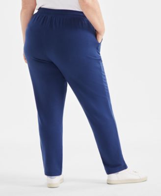 Plus Size Luxsoft Fleece Drawstring Pants, Macy's Exclusive