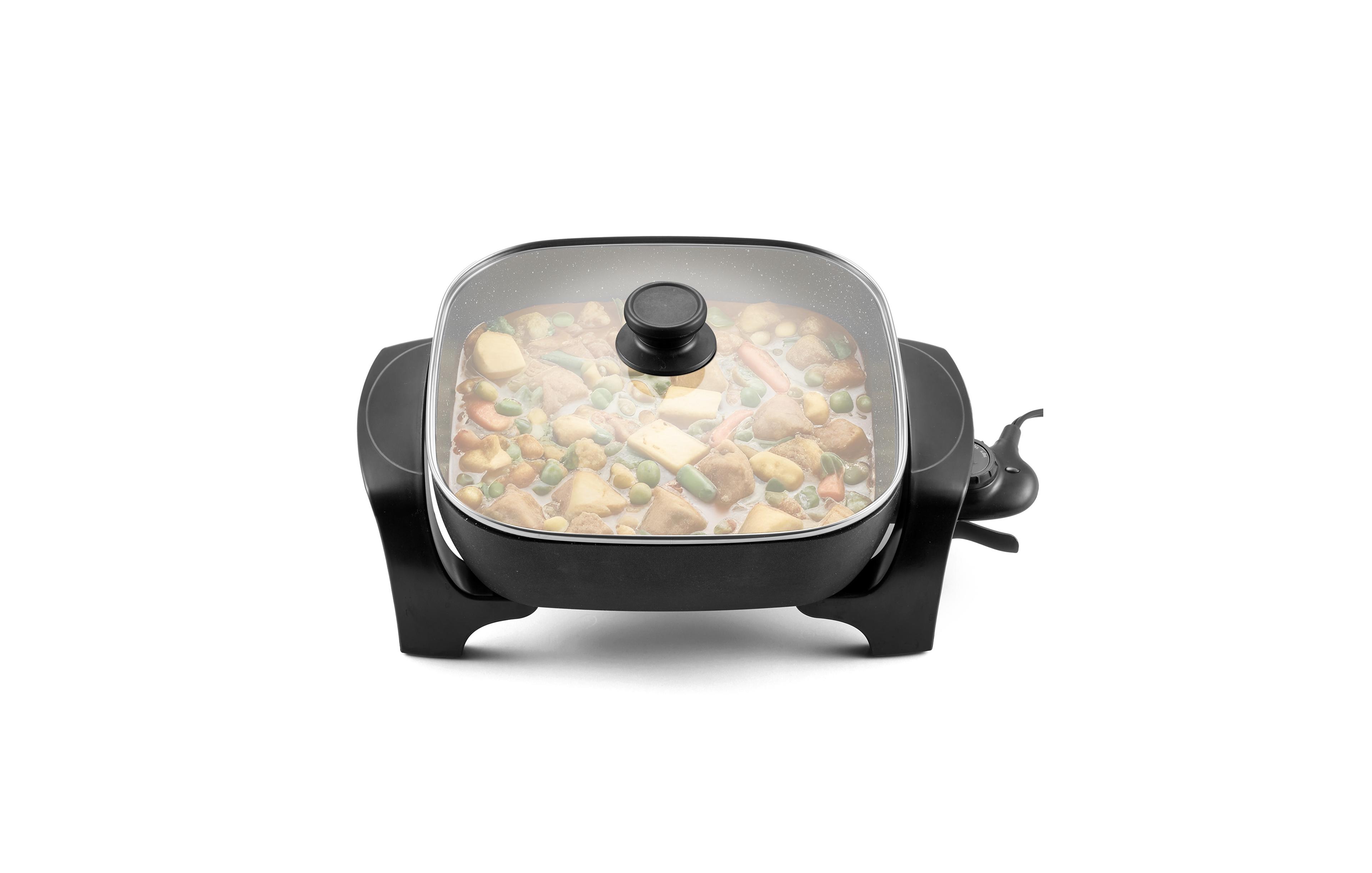Elite Cuisine 12" Extra-deep Electric Skillet