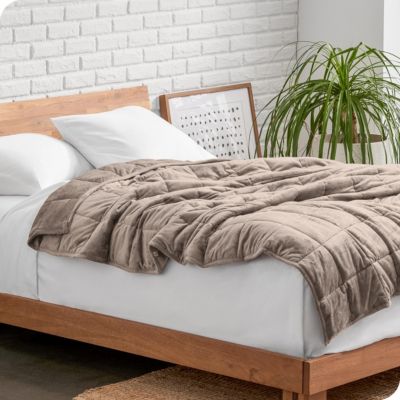 Minky Weighted Blanket, 17lbs, 60" x 80"