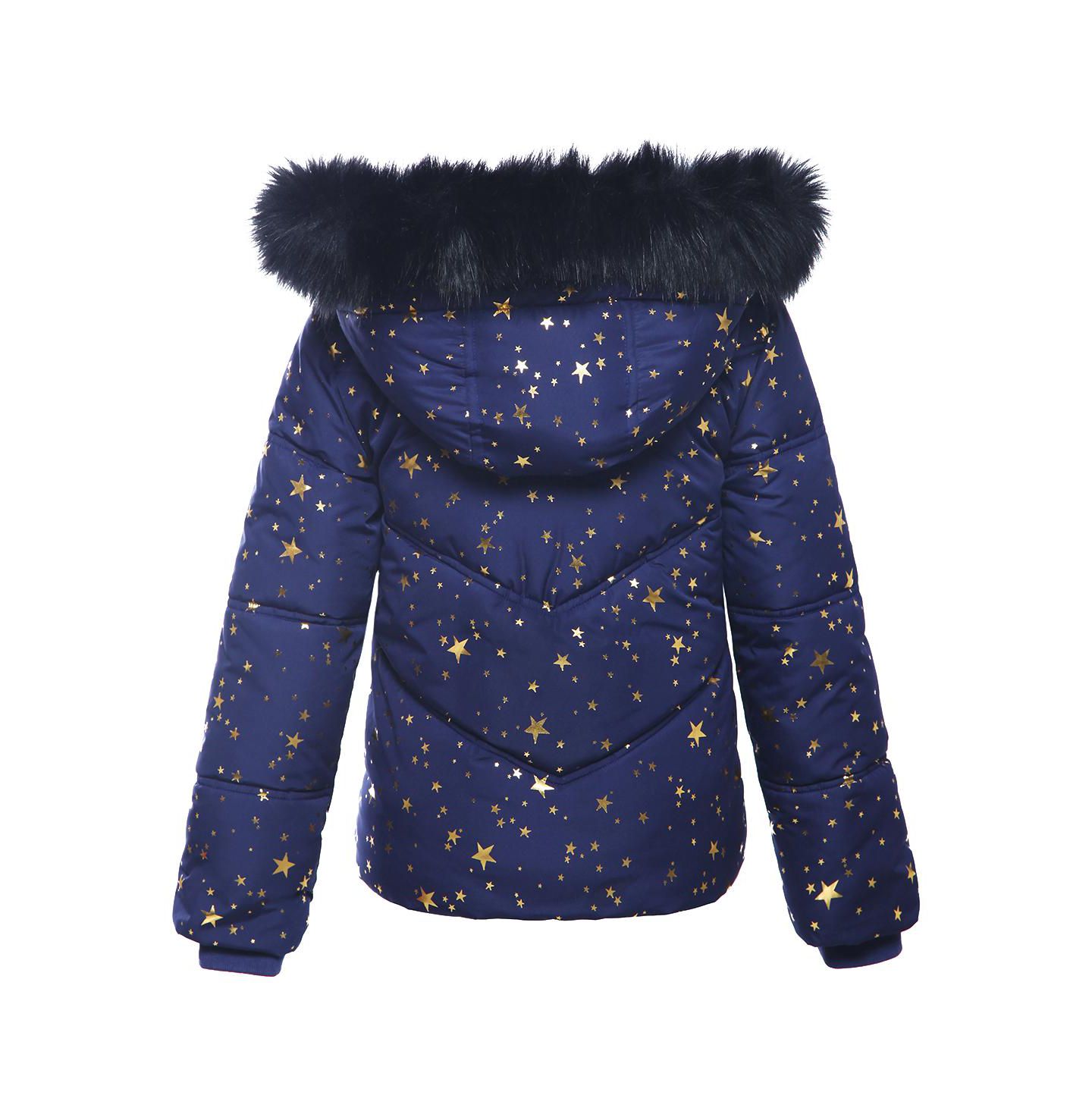 Куртка Rokka&Rolla Heavyweight Puffer Jacket Bubble Coat для девочек, цвет: Золотой — фото 8