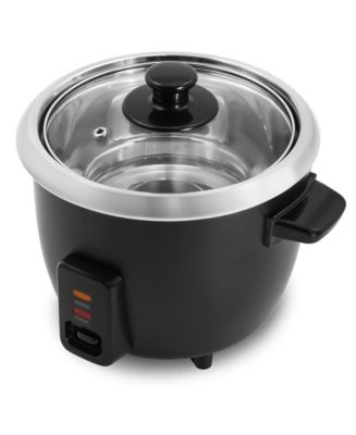 Elite Cuisine 6-cup Rice Cooker with Stainless Steel Inner Pot - Macy's