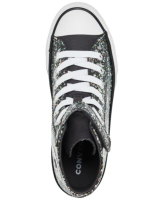 Little Girls Chuck Taylor All Star Glitter Easy-On Casual Sneakers from Finish Line