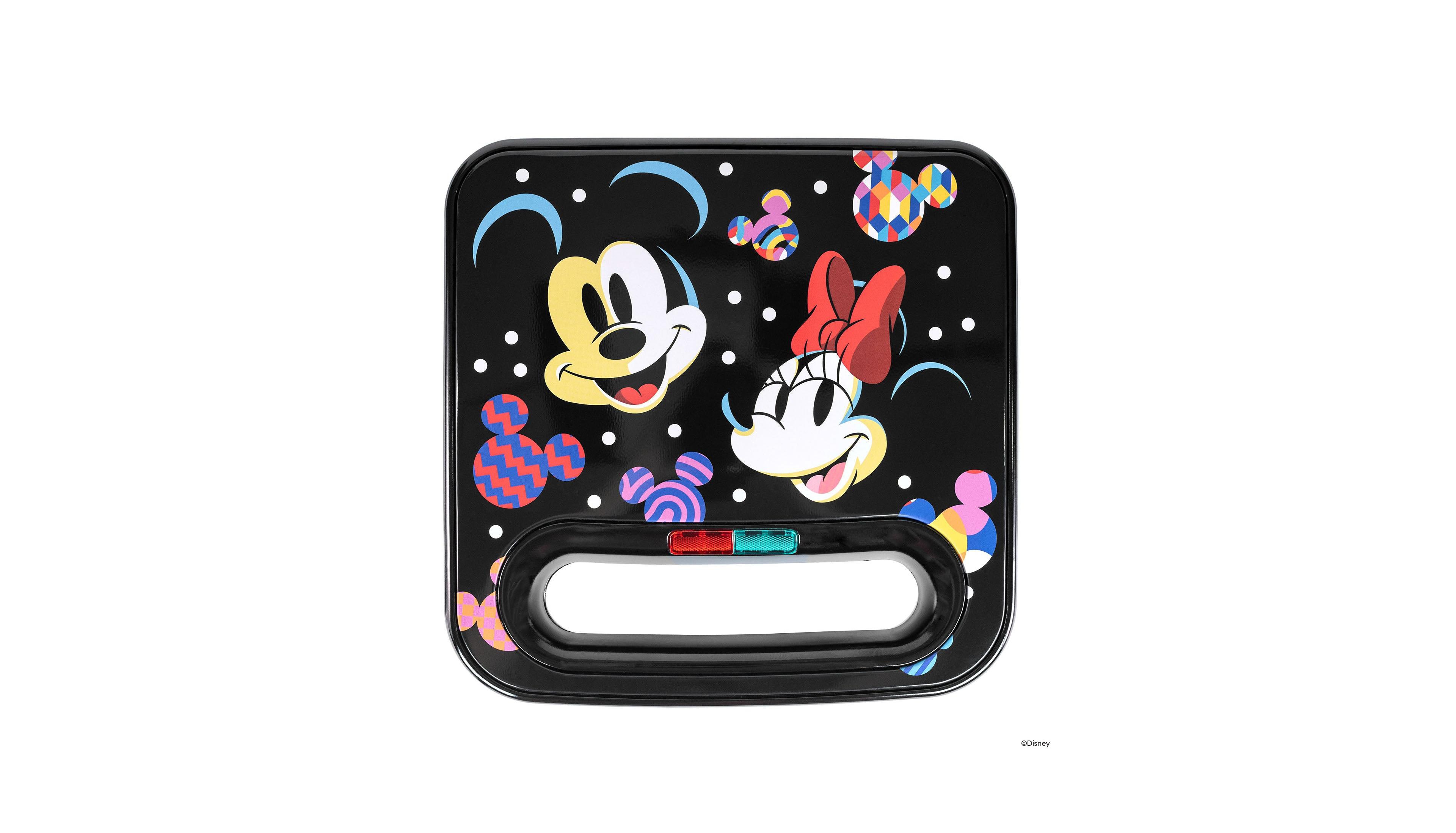 Uncanny Brands Disney Mickey and Minnie Mouse Sandwich Maker - Small Kitchen Appliance