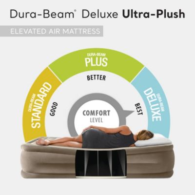 Dura-Beam Deluxe Ultra Plush Air Bed w/Built-in Pump, Queen (2 Pack)