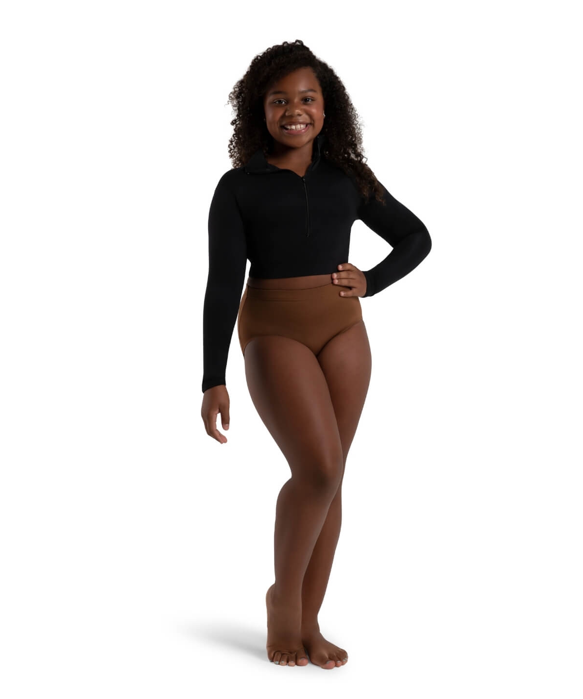 Capezio Girls Team Basics Brief - Skintone 60