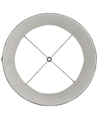 14" Top x 16" Bottom x 11" High x 11" Slant Print Lamp Shade Replacement Saba Cafe Drum Softback Washer Harp Finial