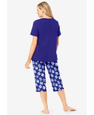 Women's Dreams and Co. 2-Piece Capri PJ Set