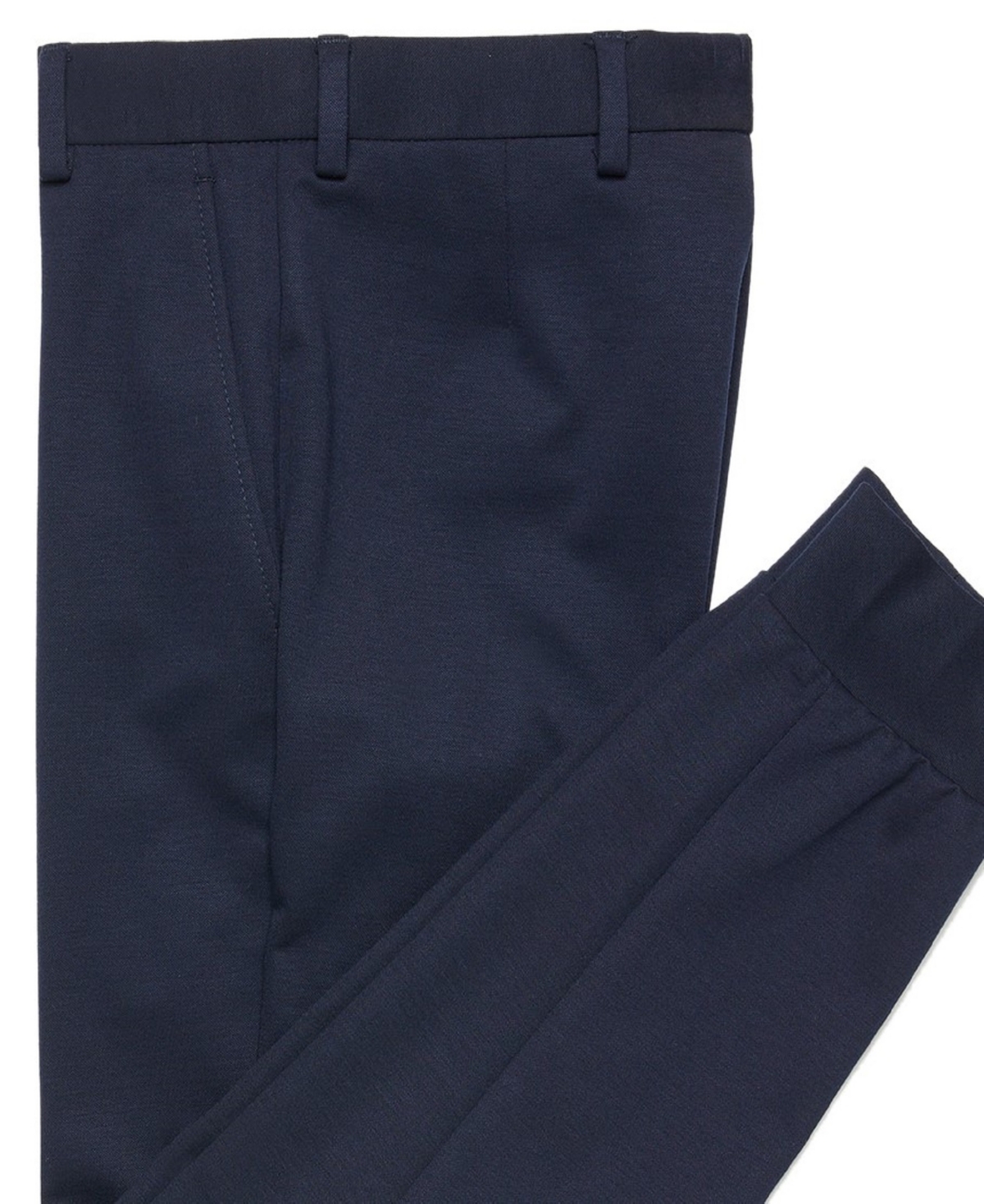 Michael Kors Big Boys Knit Flat Front Pants In Navy