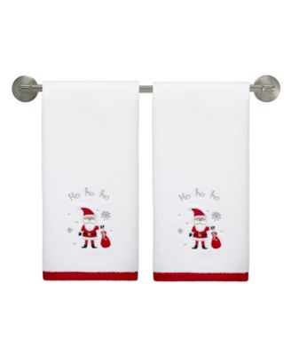 Ho Ho Ho Cotton Hand Towel, 28&amp;quot; x 16&amp;quot;