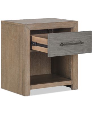 Portmore 1-Drawer Nightstand (with soft close drawers), Created for Macy's