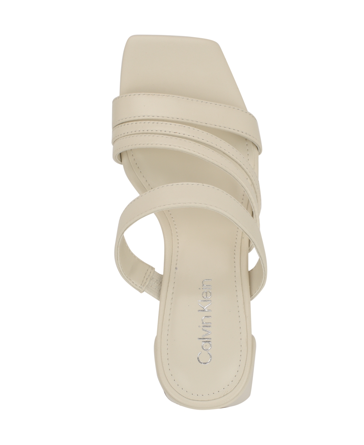 Calvin Klein Pretty Slide Sandal In Ivory 150