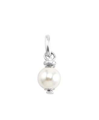 Mother of Pearl Shell Metal Alloy Charm