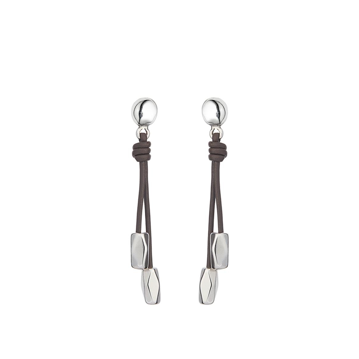 UNOde50 Silver Plated and Alloy charms Earrings - Silver