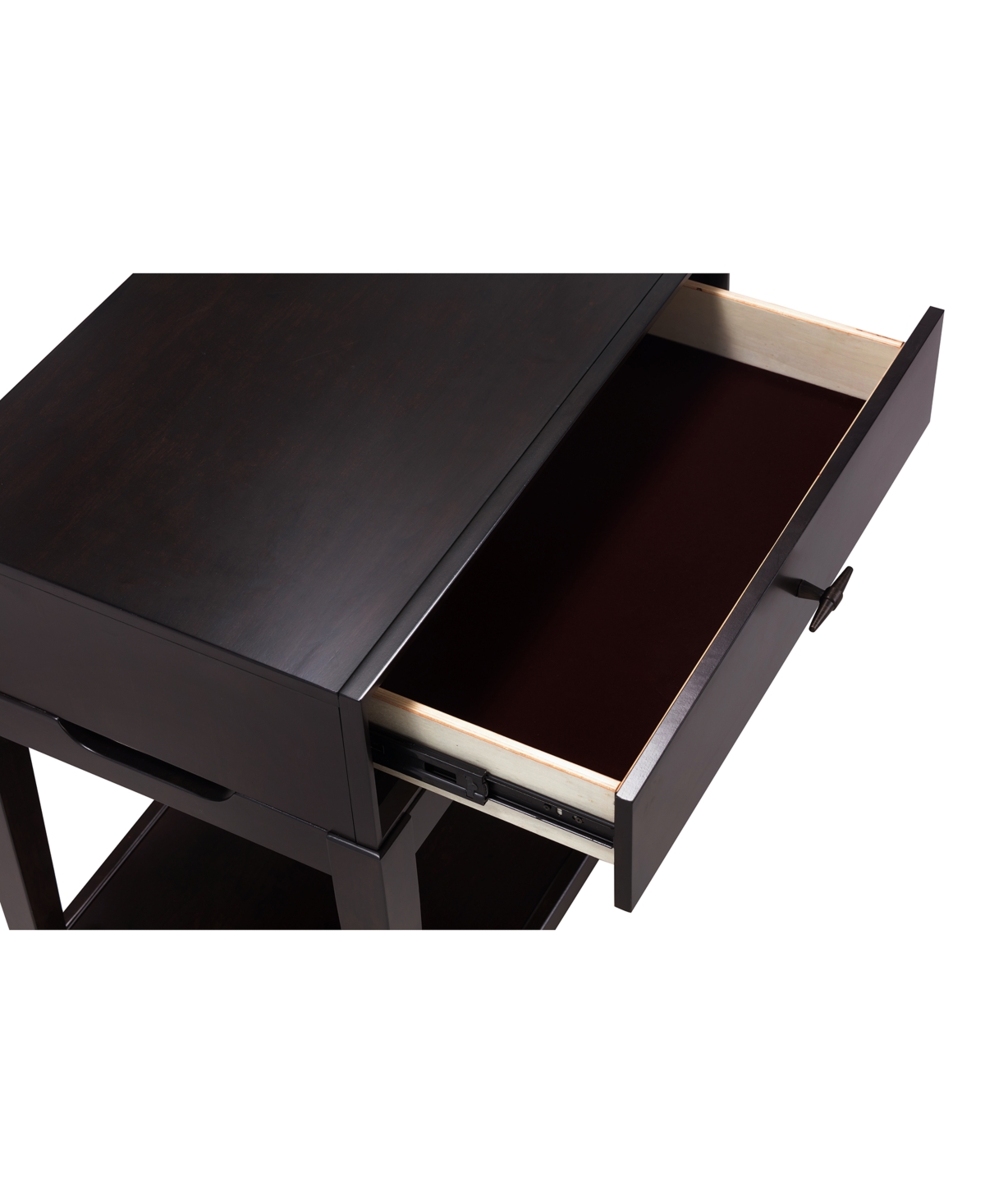 Macy's Addelyn 1-drawer Nightstand In Brown