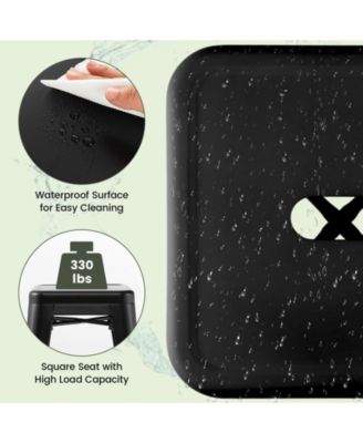 24 Inch Set of 4 Tolix Style Counter Height Barstool Stackable Chair