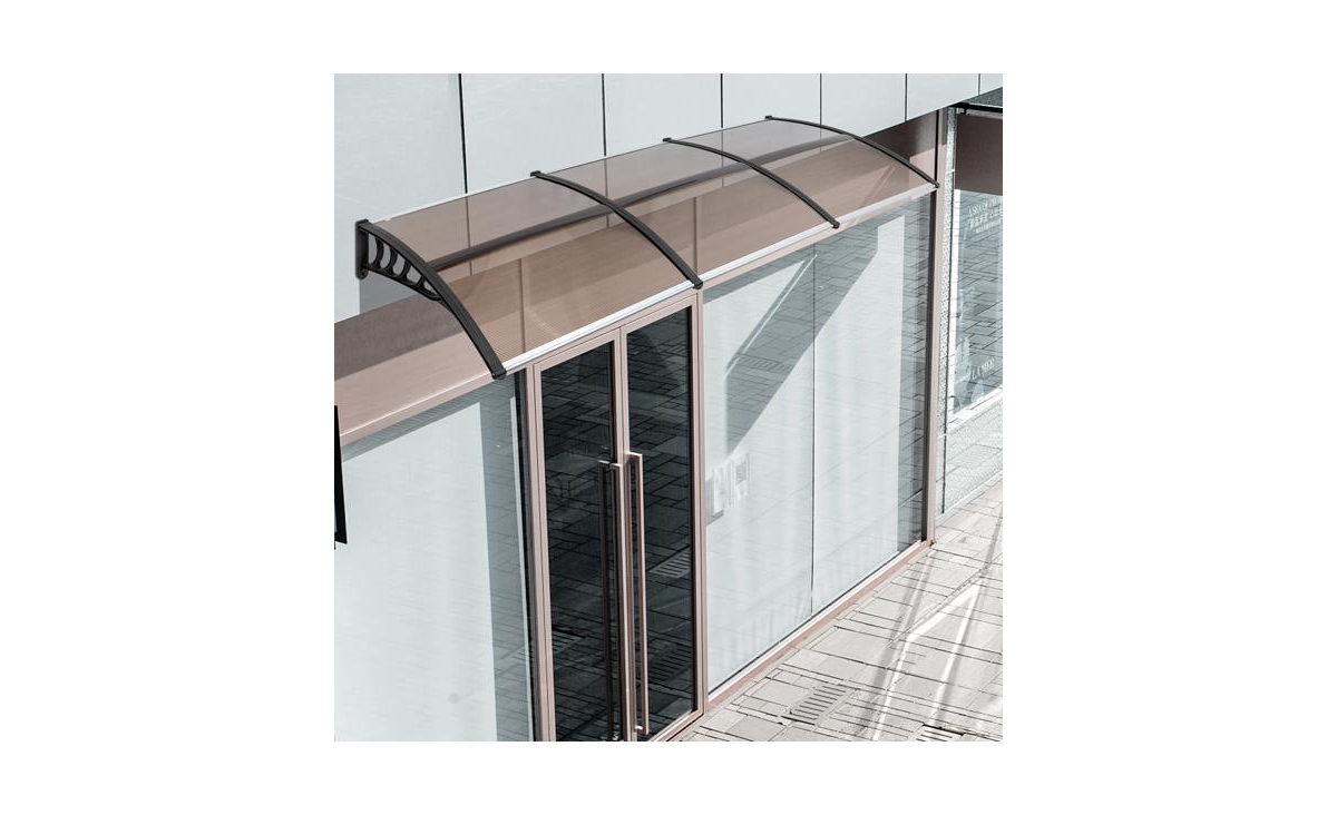 Slickblue Door and Window Awnings for Household Applications, Durable Canopy Protection Against Sun and Rain