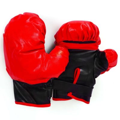 Kids Adjustable Stand Punching Bag Toy Set with Boxing Glove